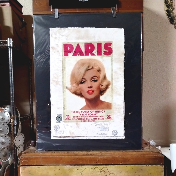 Marilyn Monroe, Paris Magazine, with Coco Chanel Quote..Print by Fairchild Paris - Picture 4 of 10